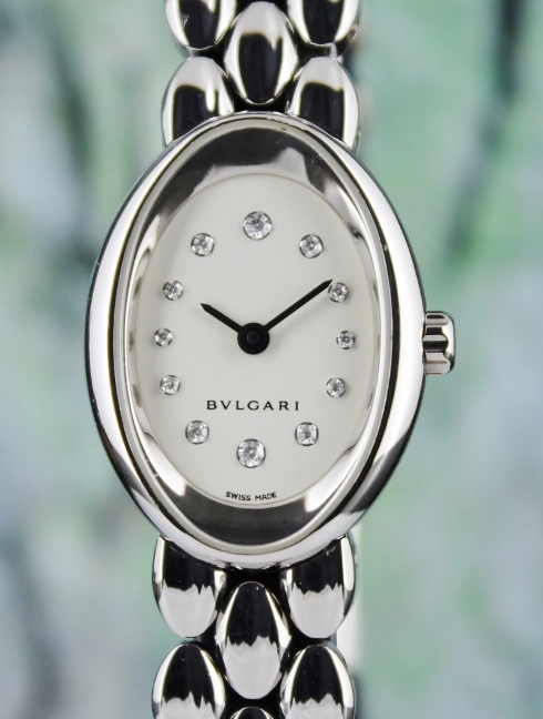 (image for) BVLGARI 18K WHITE GOLD LADY WATCH / OVW27G